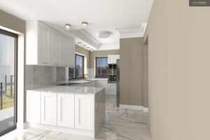 Murowana - projekt kuchni