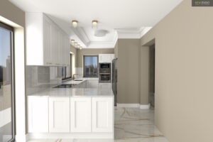 Murowana - projekt kuchni