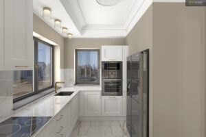 Murowana - projekt kuchni