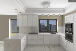 Murowana - projekt kuchni