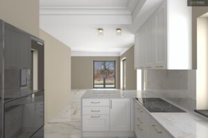 Murowana - projekt kuchni